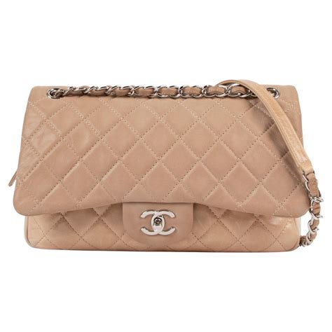 chanel jumbo in beige clair|CHANEL Caviar Quilted Jumbo Double Flap Beige Clair.